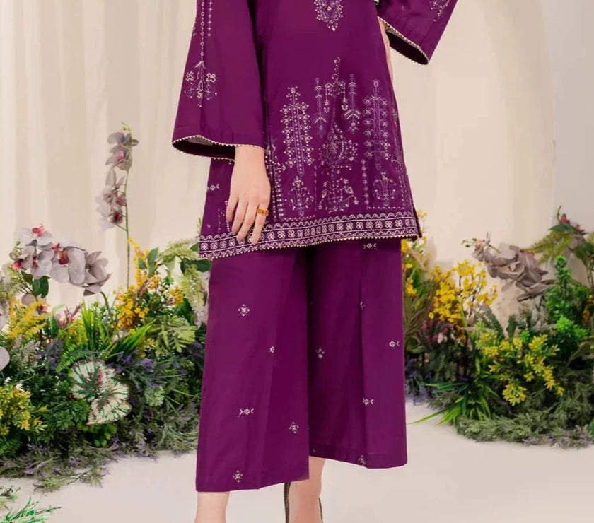 Grace S799-Embroidered 2pc lawn dress.