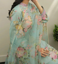 Grace W332-Printed 3pc khaddar dress With Printed chiffon dupatta.