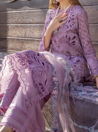 Grace S680-Shifli Embroidered 3pc lawn dress with Embroidered Cotton Net Dupatta.