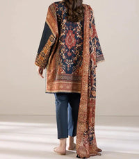 Grace W254- Digital Printed 3pc linen dress with Printed Linen dupatta.