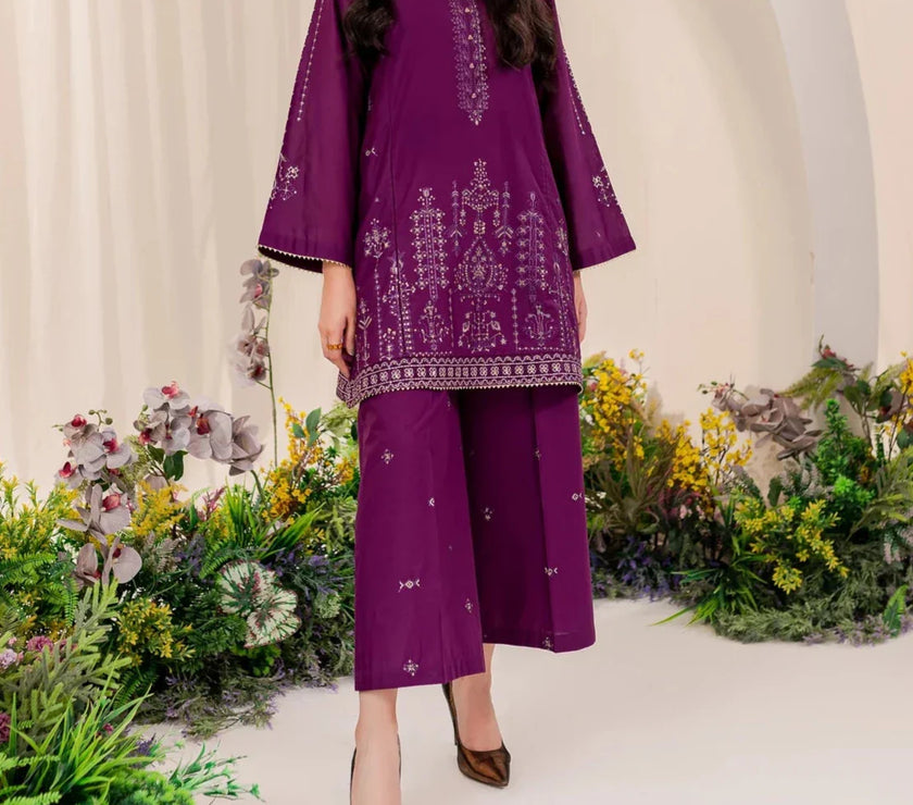 Grace S799-Embroidered 2pc lawn dress.