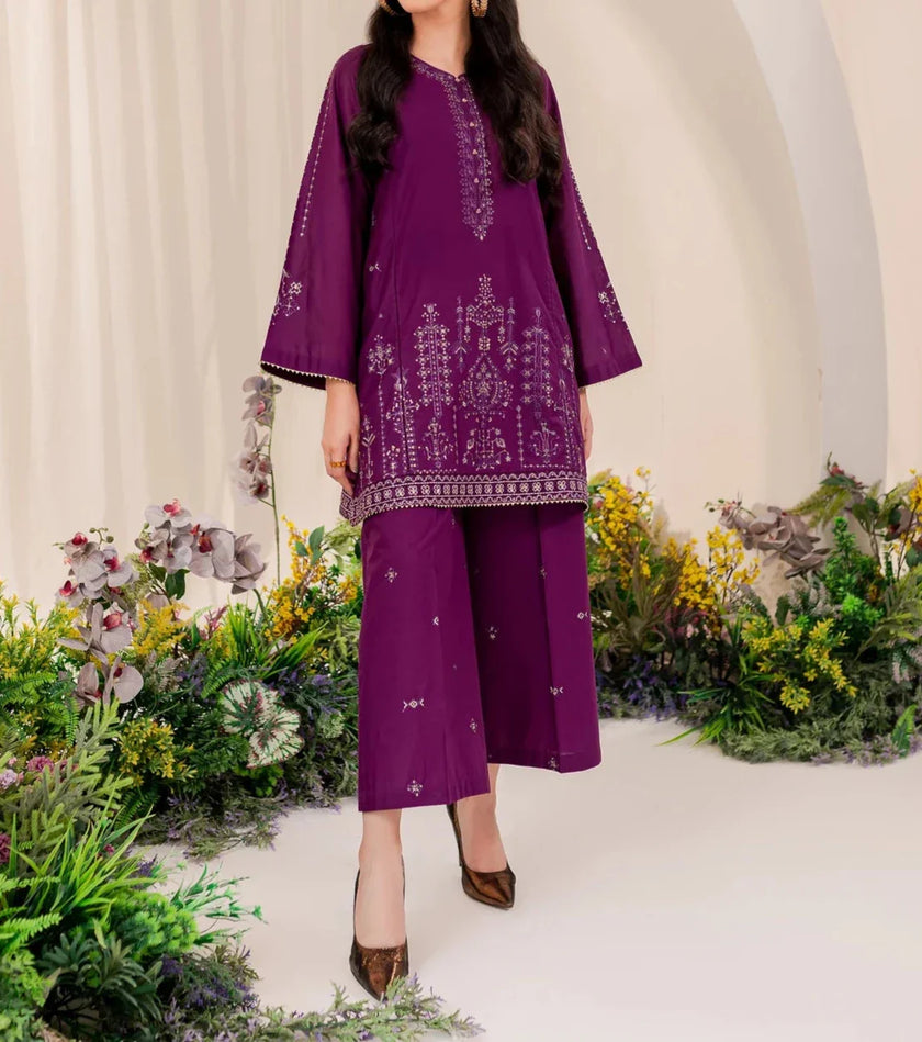 Grace S799-Embroidered 2pc lawn dress.