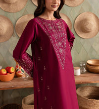 Grace W506-Embroidered 2Pc marina Dress.