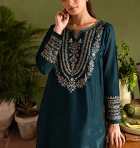 Grace W486-Embroidered 2Pc marina Dress.