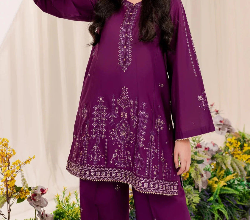 Grace S799-Embroidered 2pc lawn dress.