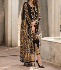 Grace S769-Embroidered 3pc lawn dress with Embroidered chiffon dupatta.