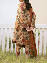 Grace S576-Printed 3pc Lawn dress with Printed lawn dupatta.