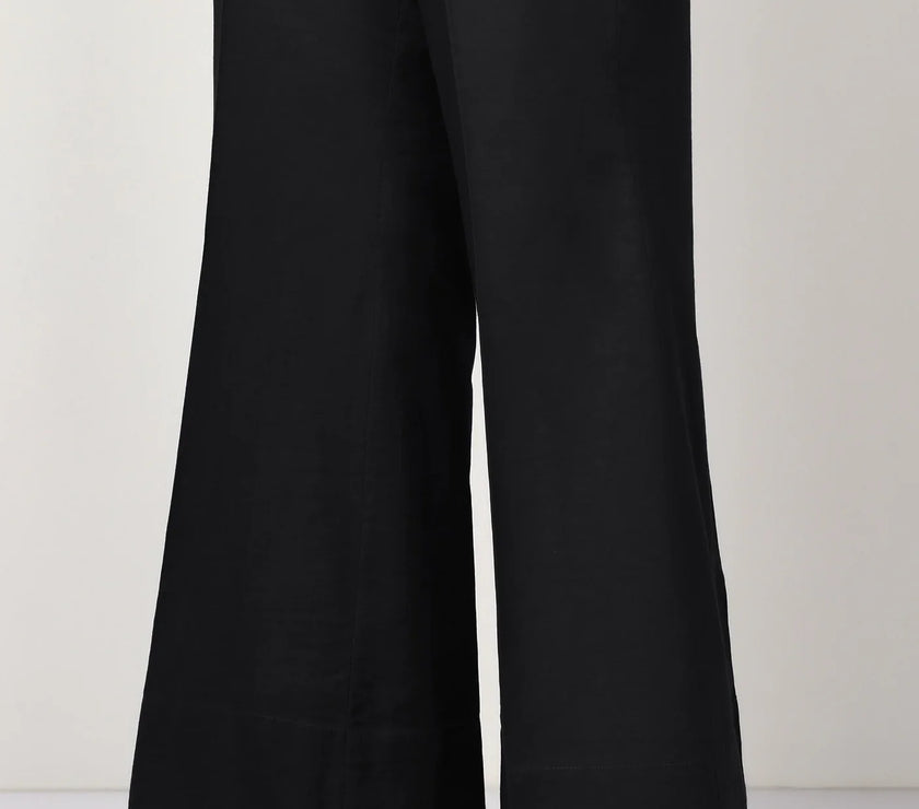 Grace S786-Unstitched Cotton Trouser - Black