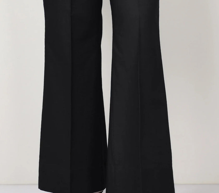 Grace S786-Unstitched Cotton Trouser - Black