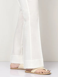 Grace S787-Unstitched Cotton Trouser - White