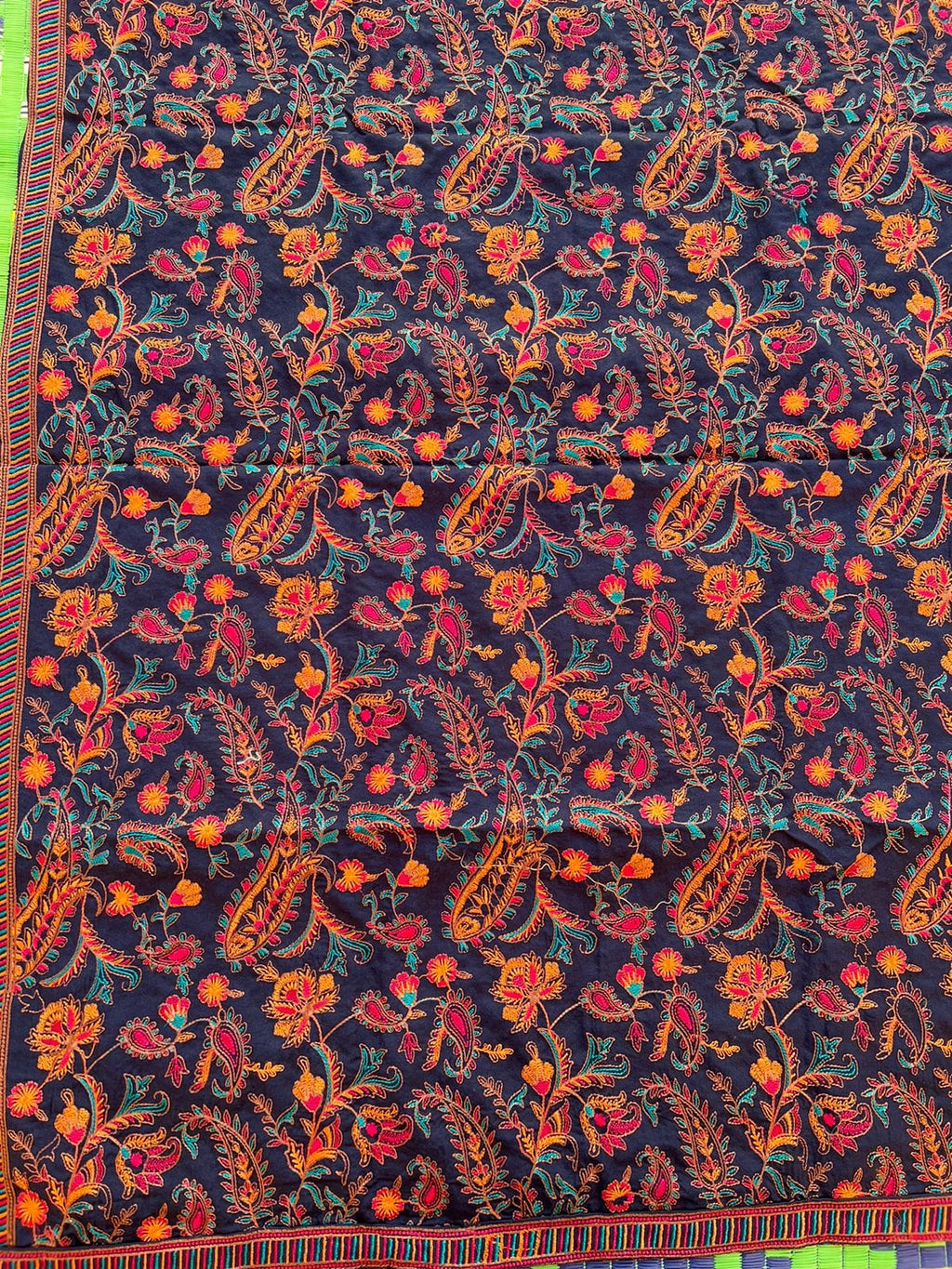 Sarinnah D17-Formal heavy Embroidered Karandi Shawl
