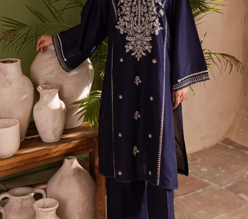 Grace W485-Embroidered 2Pc marina Dress.