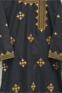 Grace W487-Embroidered 2pc khaddar dress.