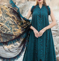 Grace S630-Printed 3pc Lawn dress with Printed silk dupatta.