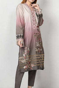 Grace S11- Embroidered 3pc lawn dress with printed chiffon dupatta.