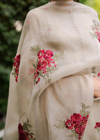 Grace S685-Embroidered 3PC Lawn dress with Embroidered chiffon dupatta.