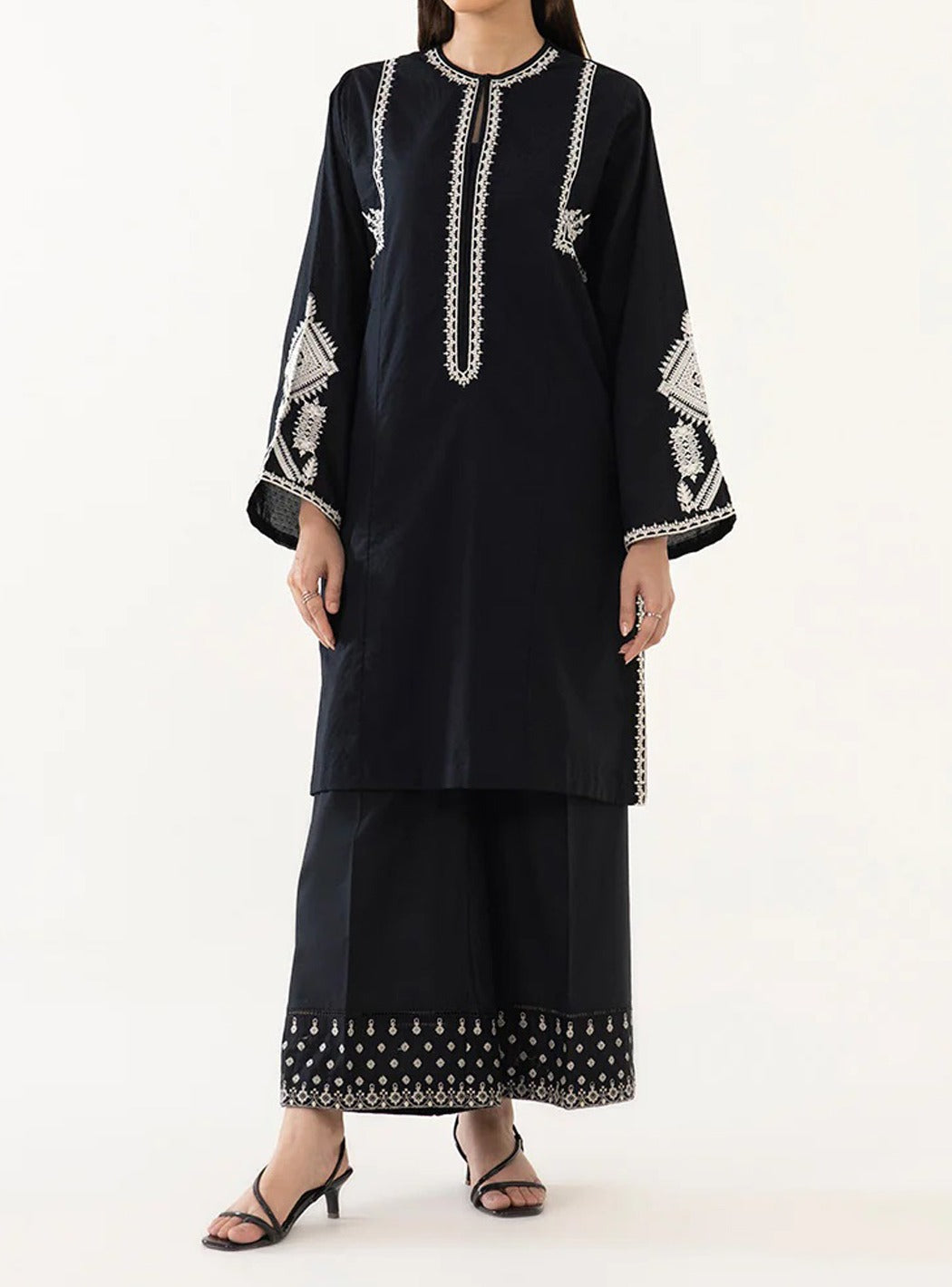 Grace W210-Embroidered 2pc marina dress