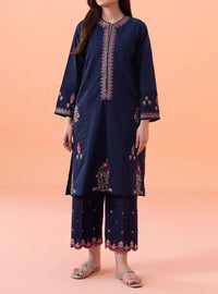 Grace W218-Embroidered 2pc marina dress