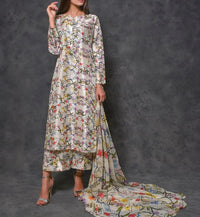 Grace S719-Digital printed 3pc lawn dress with Digital printed munar dupatta.