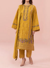 Grace S756-Embroidered 3pc lawn dress with Embroidered Munar dupatta.