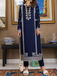 Grace W448-Embroidered 2pc khaddar dress