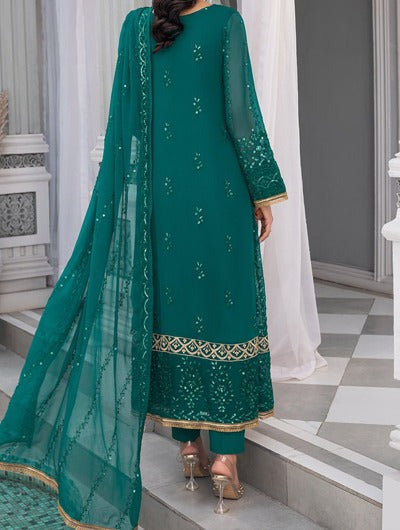 Breeze – Embroidered Chiffon Unstitched 3Pc Suit