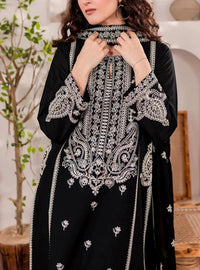 Grace S539-Embroidered 3pc lawn dress with embroidered chiffon dupatta.