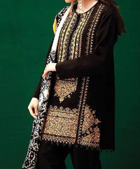 Grace S593-Embroidered 3pc Lawn dress with Printed lawn dupatta.