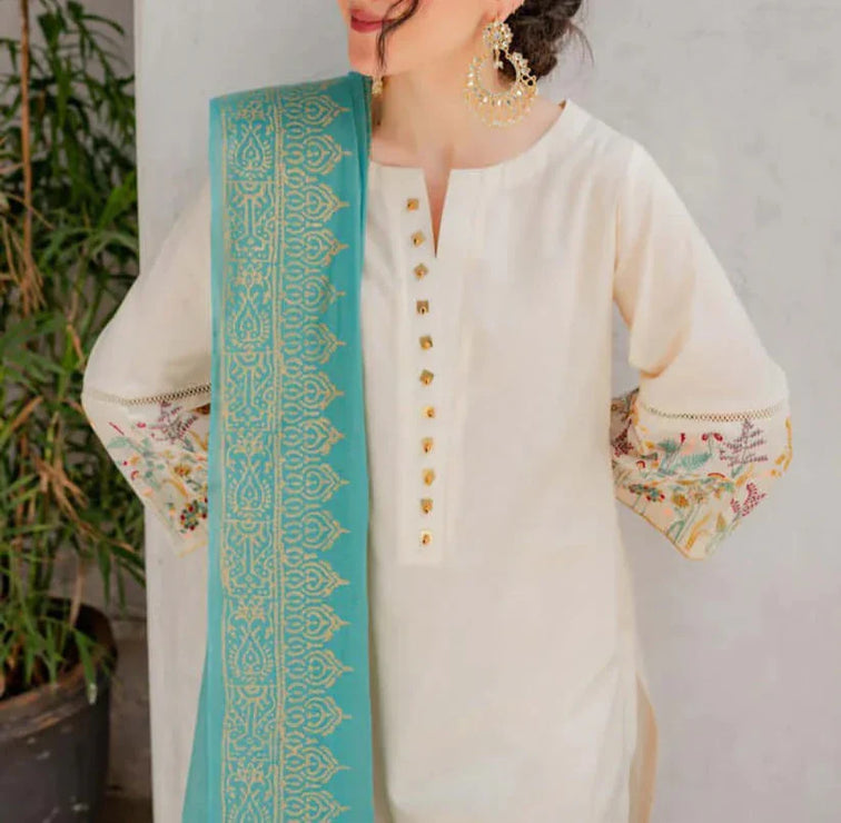 Grace S798-Embroidered 2pc lawn dress.